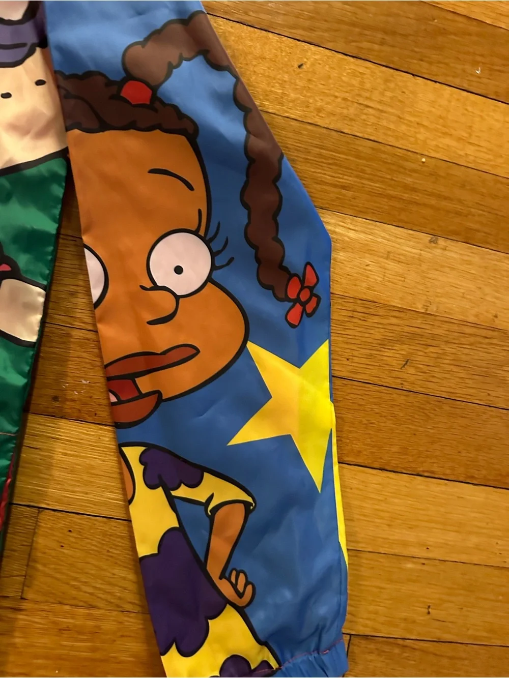 Nickelodeon Rugrats 90's Tommy Windbreaker Full Zip Jacket AOP CHUCKY SMALL New